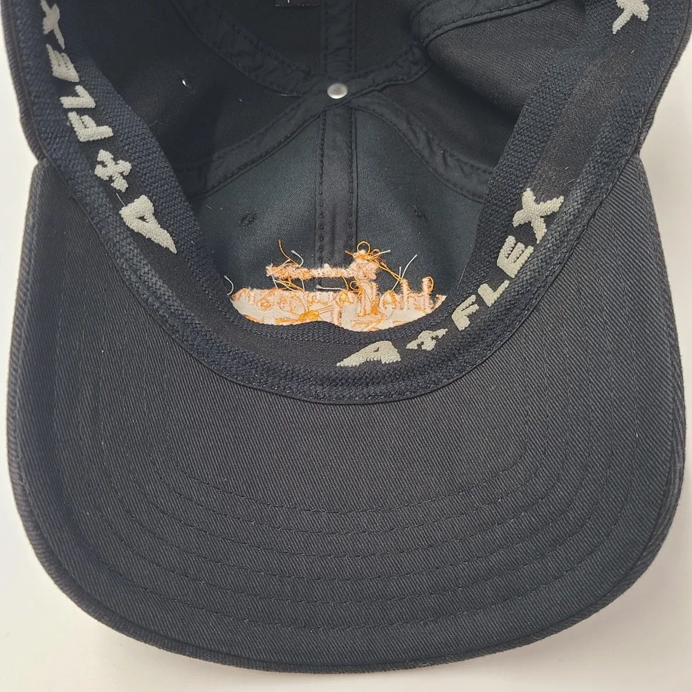 Budweiser Hat Fitted (Seems M-L) Black Orange Halloween Weekend Bud Light Beer